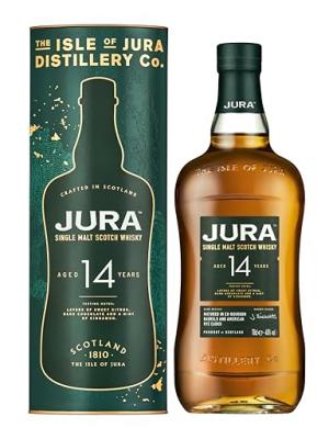 Jura 14 Year Old American Rye Single Malt Scotch Whisky 70 cl