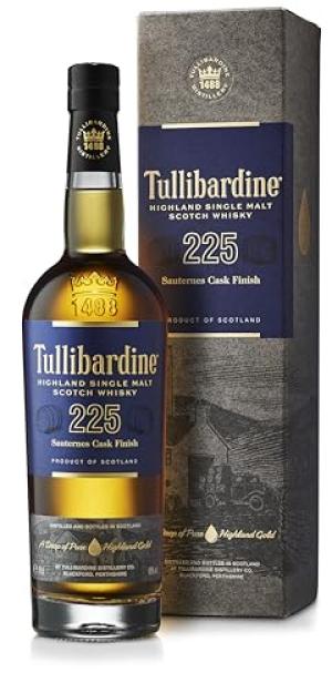 Tullibardine 225 Sauternes Cask Finish Single Malt Scotch Whisky 70cl 43
