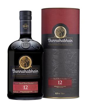 Bunnahabhain 12 Year Old Islay Single Malt Scotch Whisky 70cl 463 ABV Nutty Sweet Unpeated Islay Whisky Islay Single Malt Whisky