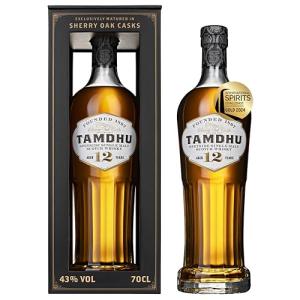 Tamdhu 12 Year Old 70cl 43 ABV Speyside Single Malt Scotch Whisky Matured Exclusively in Sherry Cask AwardWinning Single Malt Whisky Ideal for Gifting