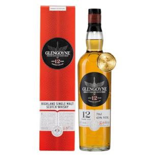 Glengoyne 12 Year Old Highland Single Malt Scotch Whisky 70cl 43 ABV AwardWinning Whisky Distilled Slowly in the Scottish Highlands for Fruity Flavour Ideal for Gifting