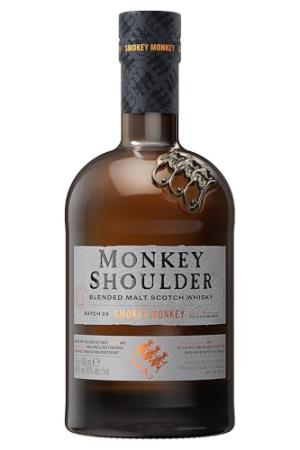 MONKEY SHOULDER Blended Malt Scotch Whisky Smokey Monkey Dry Peaty Creamy Sweetness Spice Small Batch Whisky Loved By Bartenders MultiAward Winning 40 ABV 70 cl