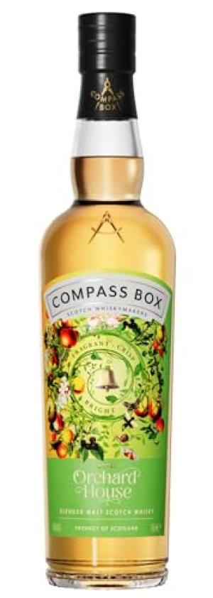 Compass Box Orchard House Blended Malt Scotch Whisky 46 ABV 1 x 70cl Bottle NonChill Filtered Natural Colour Fruity Fragrant Crisp Whiskymakers of Scotland