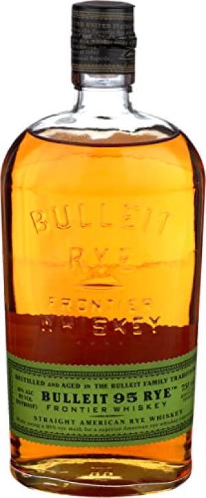 Bulleit 95 Rye Bourbon Frontier Whiskey 45 vol 70cl American Bourbon Whiskey Neat also for Cocktails American Drinks Smooth with Sweet Tones of Maple Oak
