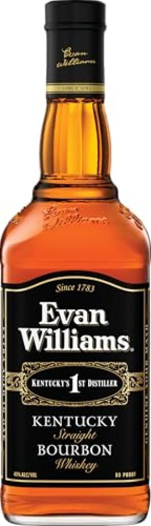 Evan Williams Kentucky Straight Bourbon Whiskey 70cl 40 ABV Extra Aged Black Label Award Winning