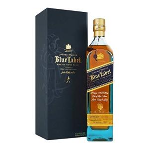Personalised Johnnie Walker Blue Label Whisky Gift for Men Customised Engraved Whisky Bottle Blended Scotch Whiskey with Custom Engraving Premium Alcohol Gift Ideas 70cl 40