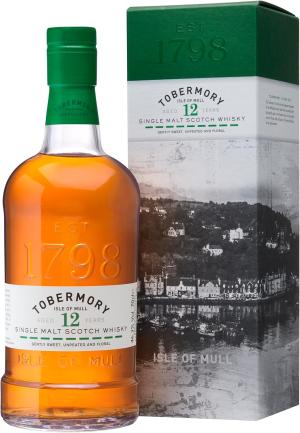 Tobermory 12 Year Old Single Malt Scotch Whisky 70cl 463 Rich With Notes of Fruits And Spice