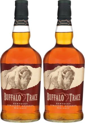 Buffalo Trace Kentucky Straight Bourbon Whiskey 70cl ABV 40 Ideal partner in Old Fashioned Cocktail Pack of 2