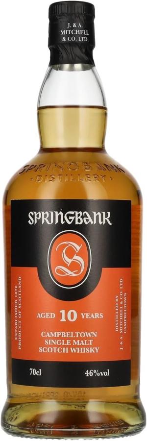 Springbank 46 Vol Malt Scotch Whisky 10 Year Old 70 cl
