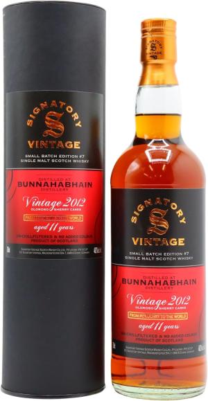 Bunnahabhain 11 Year Old 2012 Small Batch Edition 7 Signatory