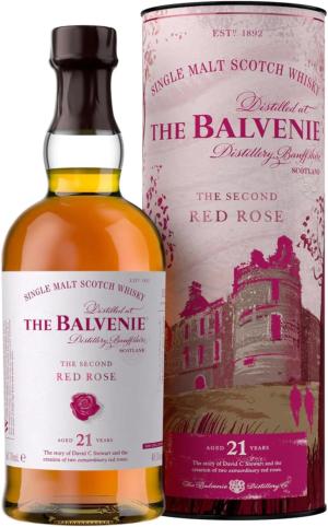 Balvenie The Second Red Rose 21 Year Old Whisky 70cl 481 ABV