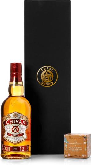 Chivas Regal 12 Year Old Whisky 70cl Chocolate Truffle Gift Box