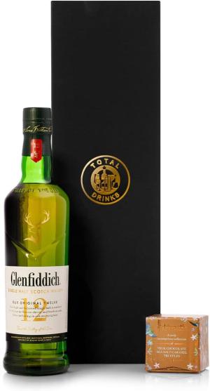 Glenfiddich 12YearOld Whisky 70cl Chocolate Truffle Gift Box