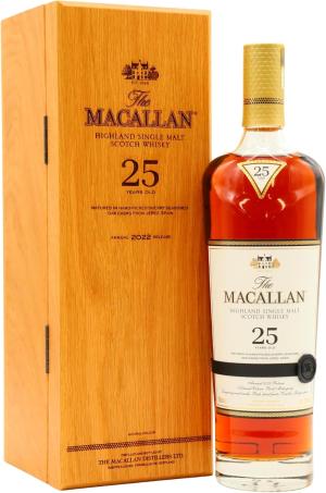 Macallan Sherry Oak 2022 Release 25 year old Whisky 70cl 43 ABV