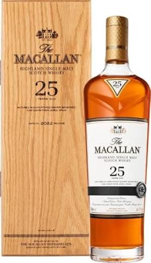 Macallan 25 Year Old Sherry Oak 2022 Release 70cl