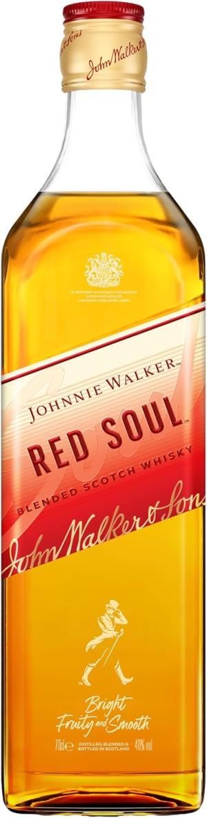 Johnnie Walker Red Soul 40 vol 70cl Sweet Smooth Balanced Made for Mixing The Lighter Side of Red Label The Worlds No 1 Scotch Whisky Brand