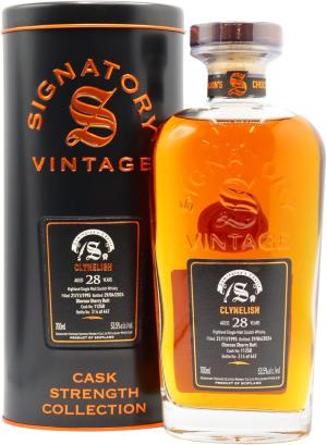 Clynelish 28 year old Signatory Vintage Symingtons Choice Single Cask 11250 1995 Whisky 70cl 535 ABV