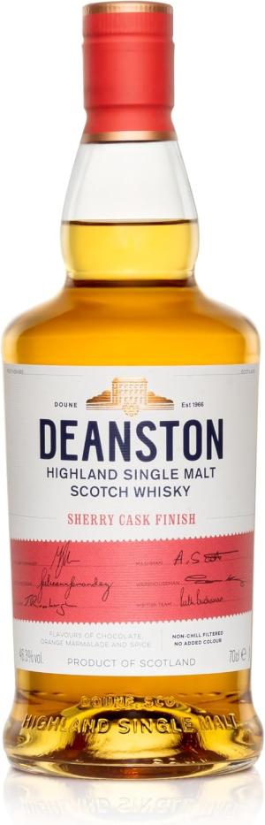 Deanston Sherry Cask Finish Single Malt Scotch Whisky 463 vol 70cl Waxy aromatic and spiced Scottish Whisky Highland Single Malt Whisky
