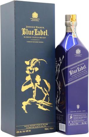 Johnnie Walker Blue Label 2015 Lunar New Year Year Of The Ram Blended Scotch Whisky 75cl 40 ABV