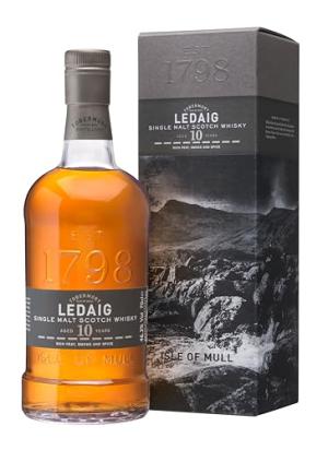Ledaig 10 Year Old Single Malt Scotch Whisky 70cl 463 ABV Peppery Smoky and Malty Artisanal Whisky Hebridean peated Single Malt Whisky