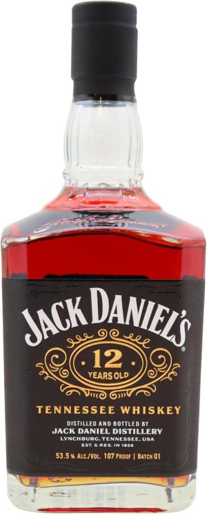 JACK DANIELS Tennessee Whiskey 12 Years Old 700 ML