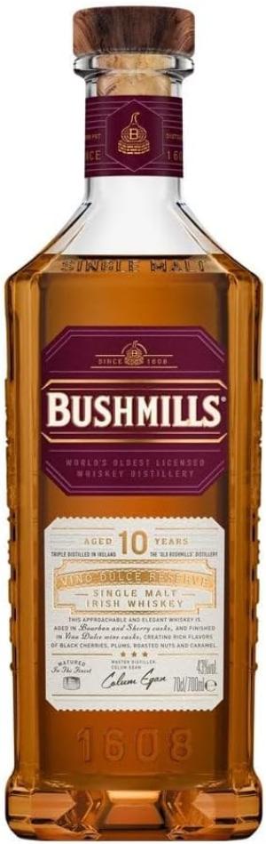 Bushmills 10 Year Old Vino Dulce Reserve Single Malt Irish Whiskey 70cl