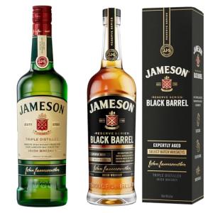 Jameson Whiskey Bundle Original and Black Barrel 70cl