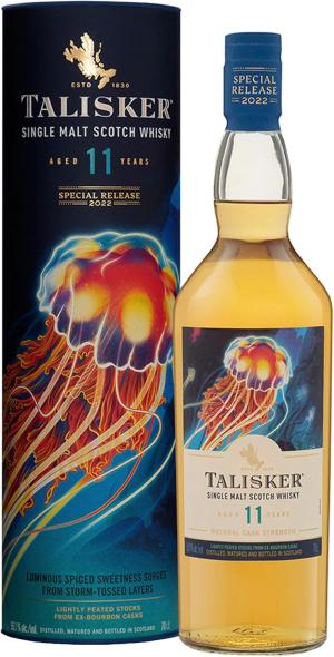 Talisker Special Release 2022 Single Malt Scotch Whisky 11 Years Old 551 vol 70cl Malty Smokiness Spiced Sweetness FirstFill ExBourbon Casks for Layers of Flavour