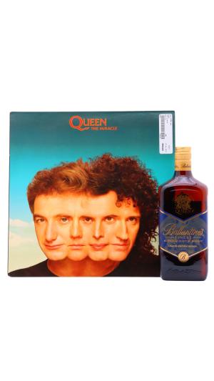 Ballantines True Music Icons Queen Edition Blended Scotch Whisky 70cl 40 ABV Includes Queen The Miracle Vinyl Album