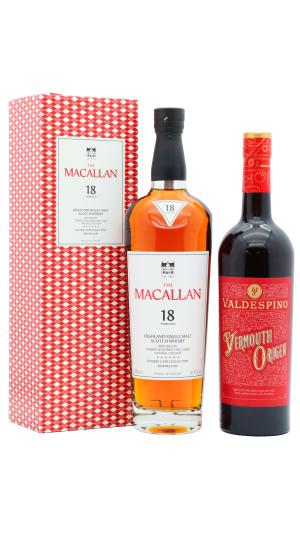 The Macallan 18 year old 2026 Release Double Cask Highland Single Malt Scotch Whisky 70cl 75cl 43 ABV Valdespino Vermouth Cocktail Bundle