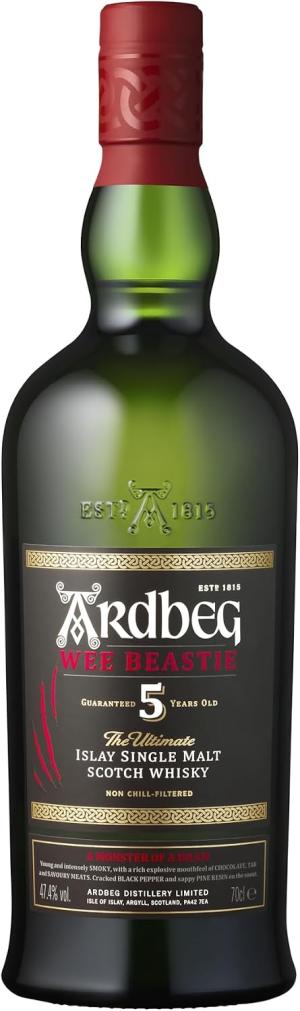 Ardbeg Wee Beastie Islay Single Malt Scotch Whisky Peaty Smokey 70cl