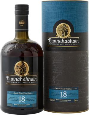 Bunnahabhain 18 Year Old Islay Single Malt Scotch Whisky 70cl 463 ABV Sherried Oaky Fruity Unpeated Islay Whisky Islay Single Malt Whisky