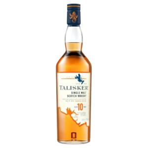 Talisker 10 Year Old Single Malt Scotch Whisky 458 vol 70cl Rich Deep Character Smoky Aroma Ruggedly Maritime