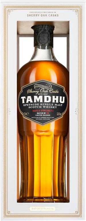 Tamdhu Batch Strength 8 70cl 558 ABV Speyside Single Malt Scotch Whisky Natural Colour Matured Exclusively in Sherry Casks Ideal for Gifting and Collecting
