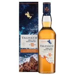 Talisker 10 YO Single Malt Scotch Whisky Bottle with Box