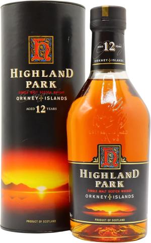 Highland Park 12 year old Single Malt Scotch Whisky 70cl 40 ABV 1990s Bottling