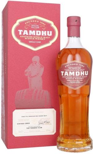 Tamdhu 2003 19 Year Old Single Cask 7196 Speyside Single Malt Scotch Whisky 70cl 589 ABV