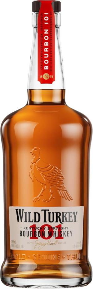 Wild Turkey 101 1L 505 ABV Bold and smooth Kentucky Bourbon optimum for crafting the ultimate Old Fashioned