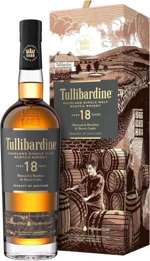 Tullibardine 18 Year Old Highland Single Malt Scotch Whisky 70cl 43 ABV