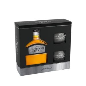 Jack Daniels Gentleman Jack with 2 Glasses Gift Pack 70 cl