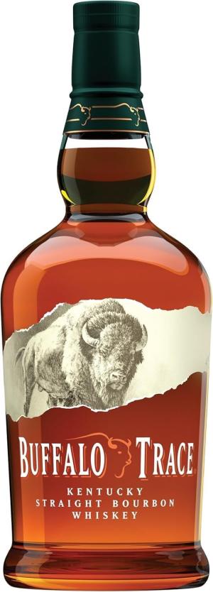 Buffalo Trace Kentucky Straight Bourbon Whiskey 1l 40 ABV Gift Idea AwardWinning Blended Whiskey Corn Rye Superior Malted Barley Ideal for Old Fashioned Cocktail Historic Distillery