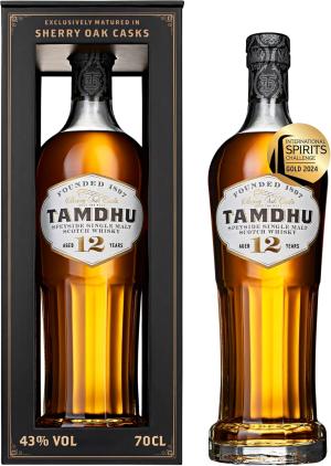Tamdhu 12 Year Old 70cl 43 ABV Speyside Single Malt Scotch Whisky Matured Exclusively in Sherry Cask AwardWinning Single Malt Whisky Ideal for Gifting