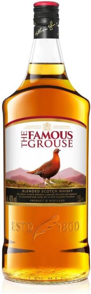 The Famous Grouse Finest Scotch Blended Whisky Dried Fruit Soft Spices Scotlands Favourite Whisky for Over 40 Years 40 ABV 15 L