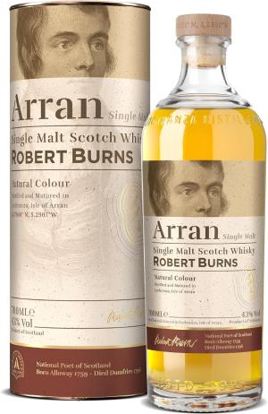 Arran Robert Burns Single Malt Whisky 70cl 43 ABV Premium Single Malt Scotch Isle Of Arran