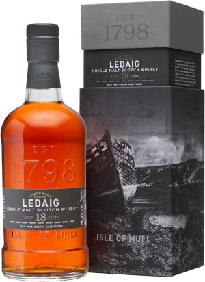 Ledaig 18 Year Old Single Malt Scotch Whisky 70cl 463 ABV Peppery Smoky and Malty Artisanal Whisky Hebridean peated Single Malt Whisky