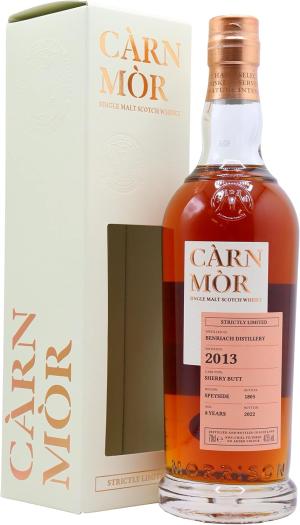 Benriach Carn Mor Strictly Limited Oloroso Sherry Cask Finish 2013 8 year old Whisky 70cl 475 ABV
