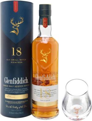 Glenfiddich 18 Year Old 70cl Glenfiddich Spey Dram Nosing Glass