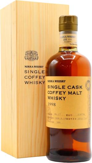 Nikka 13 year old Coffey Malt Single Cask 218774 1998 Whisky 70cl 58 ABV