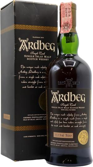 Ardbeg 25 year old Single Cask 2396 1976 Whisky 70cl 535 ABV