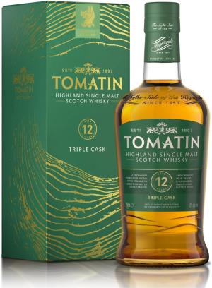 Tomatin 12 Year Old Highland Single Malt Scotch Whisky 70cl 43 alcoholvol Glass Bottle in Gift Box